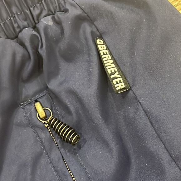 Vintage Obermeyer Artic T Snow Pants (Navy) Retro Ski Pants High Waist women's 8 - Picture 11 of 14